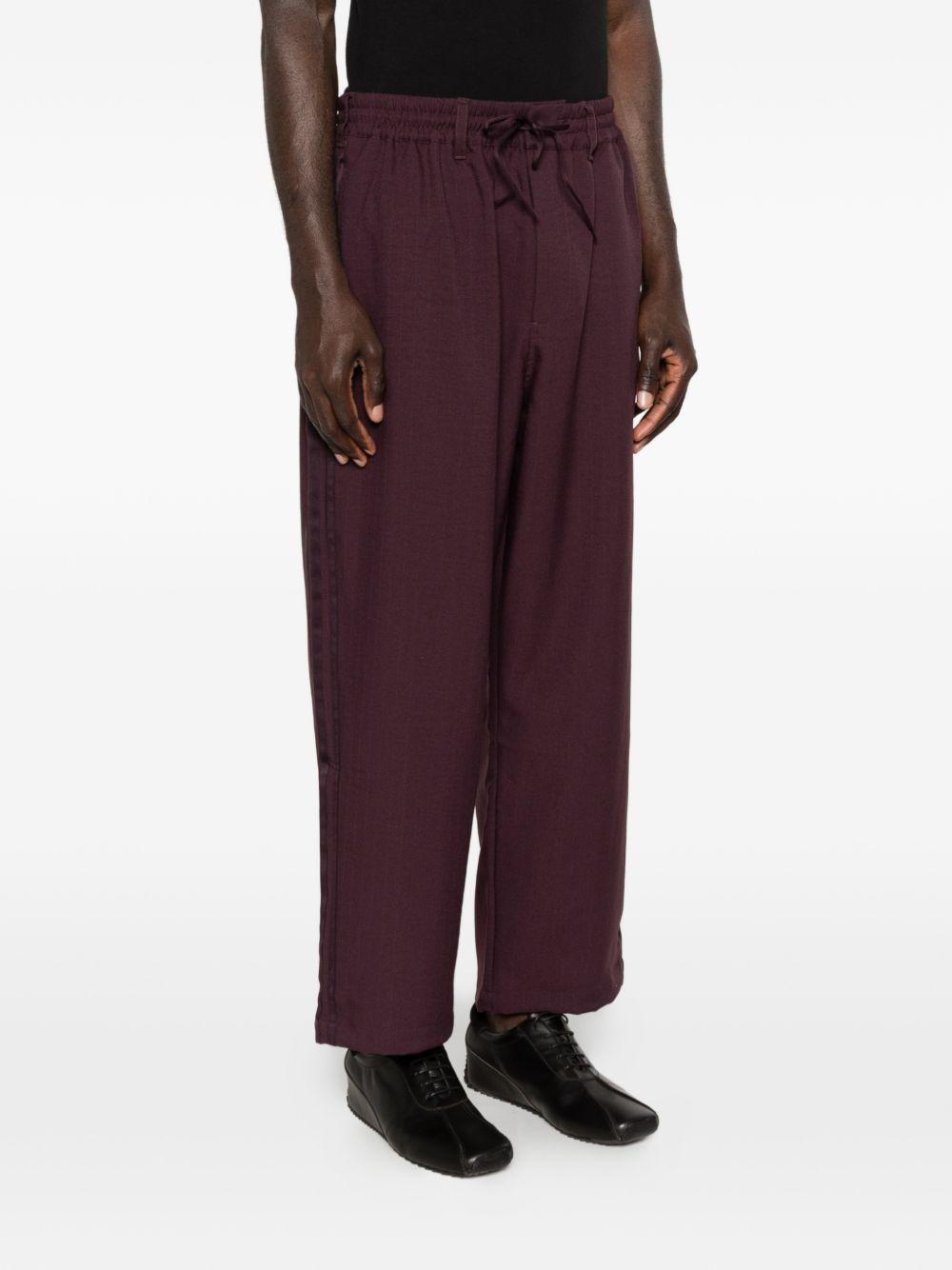 Pantaloni burgundy con coulisse 