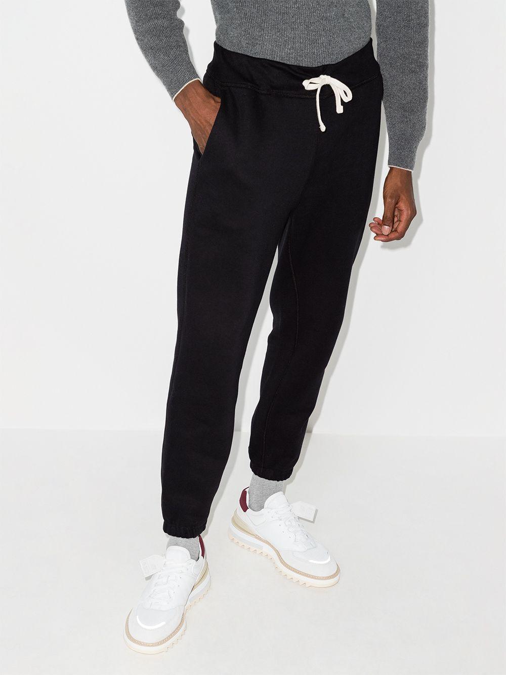 Pantaloni sportivi affusolati neri Polo Pony 