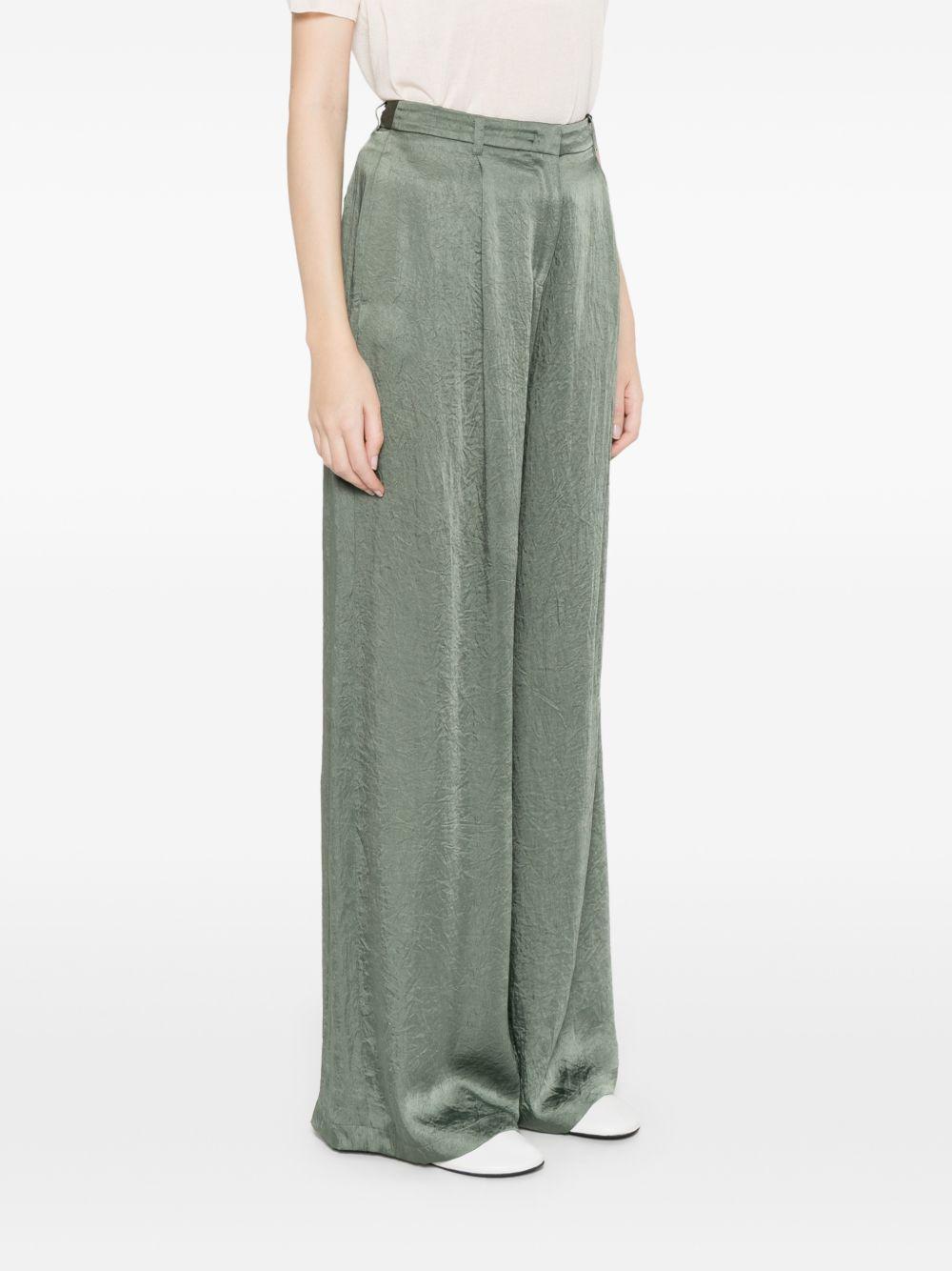 Pantaloni in satin 