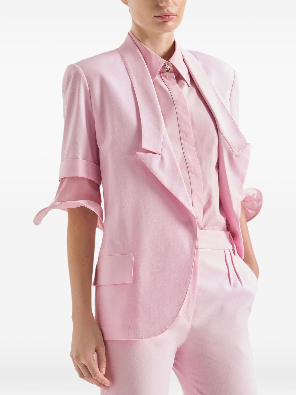 Blazer a maniche corte 