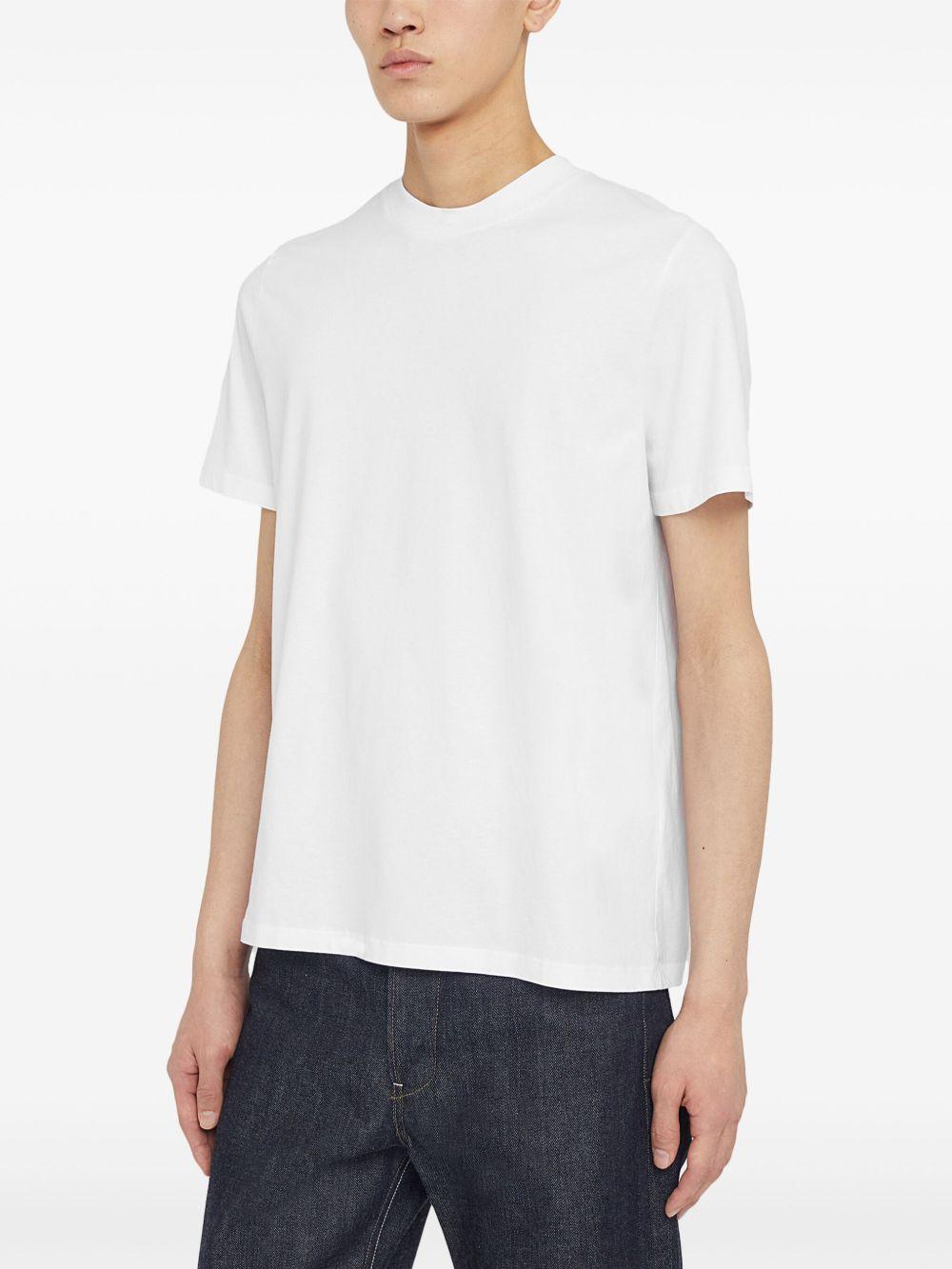 T-shirt girocollo bianca 