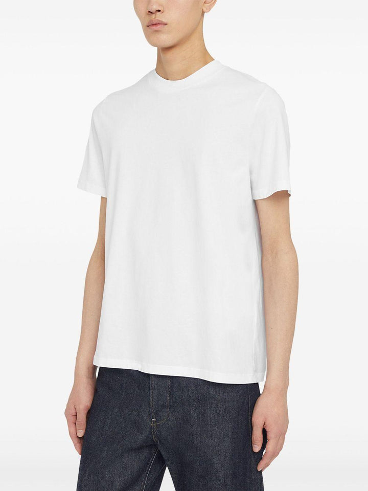 T-shirt girocollo bianca 