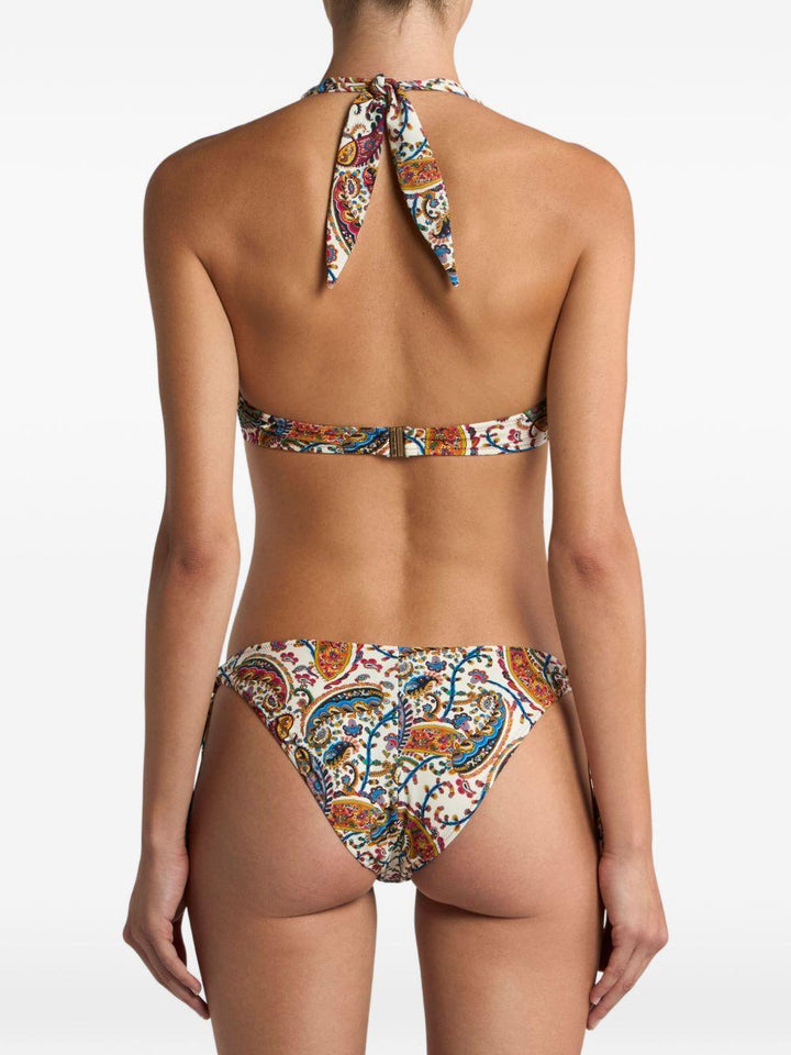Bikini con stampa paisley 