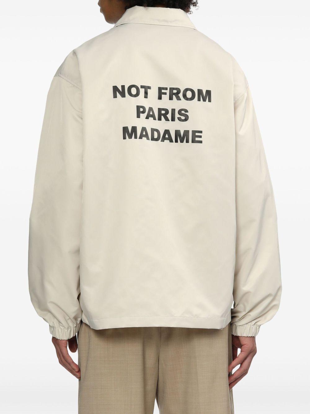 Bomber La Veste Slogan beige 