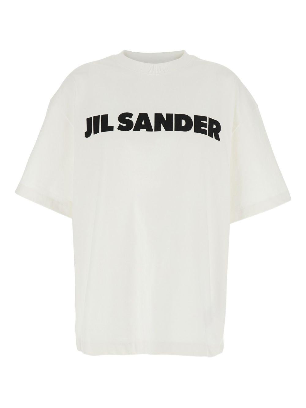 T-shirt porcelain con logo 