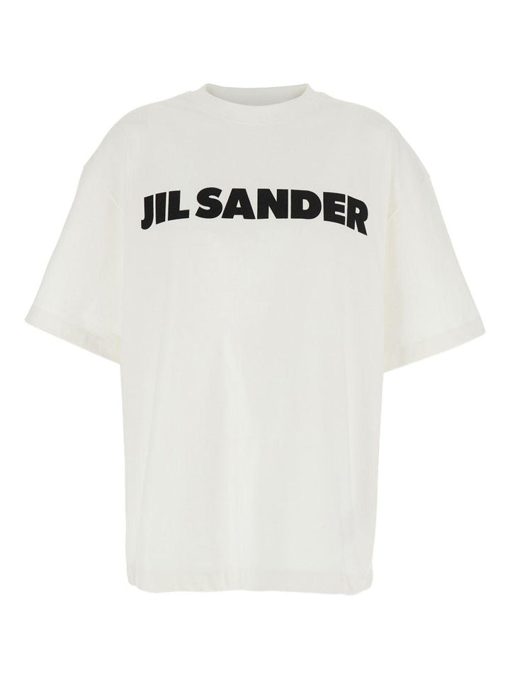 T-shirt porcelain con logo 