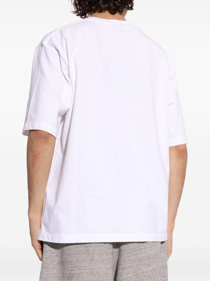 T-shirt bianca con logo 
