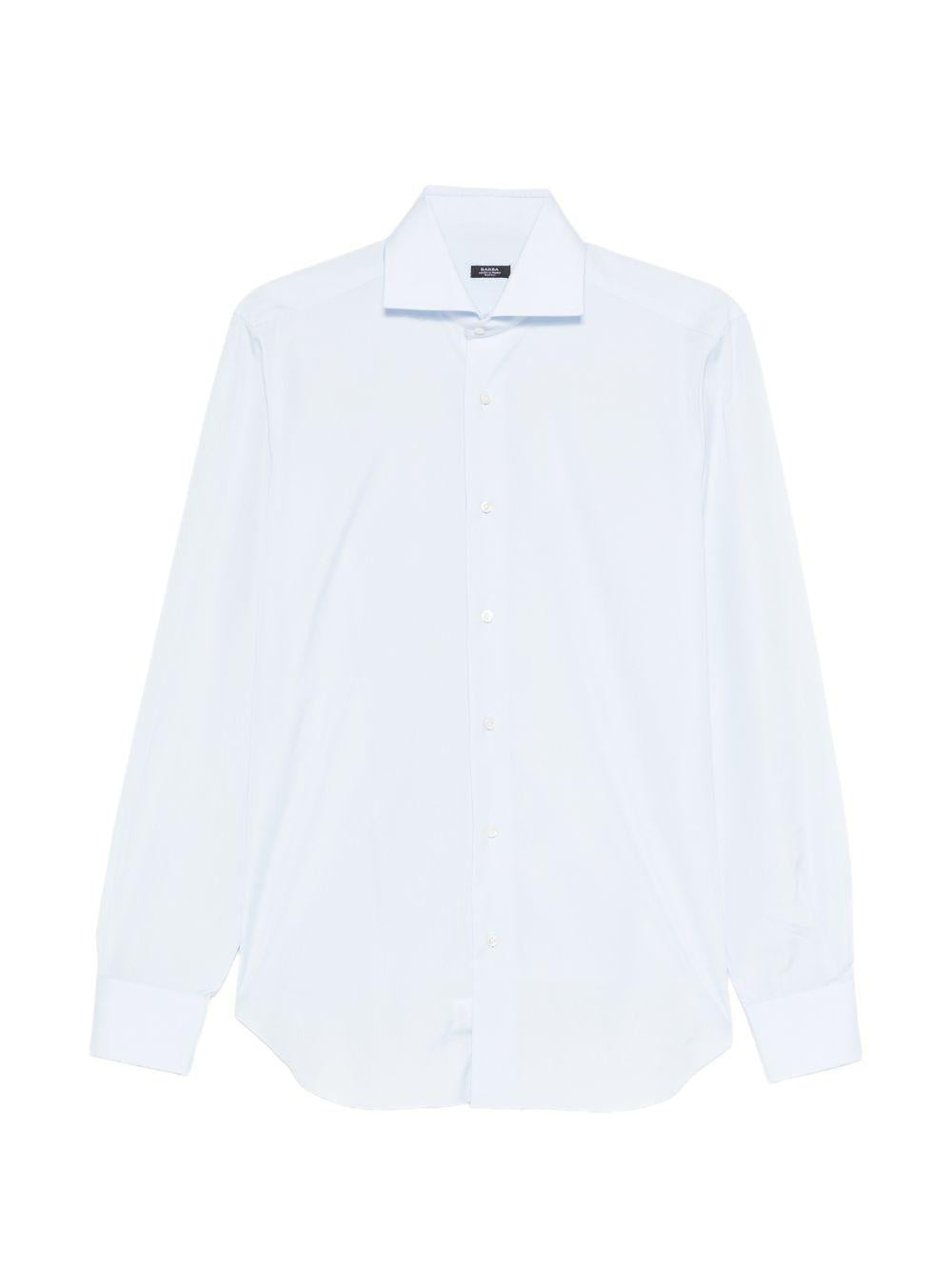 Camicia celeste in cotone 