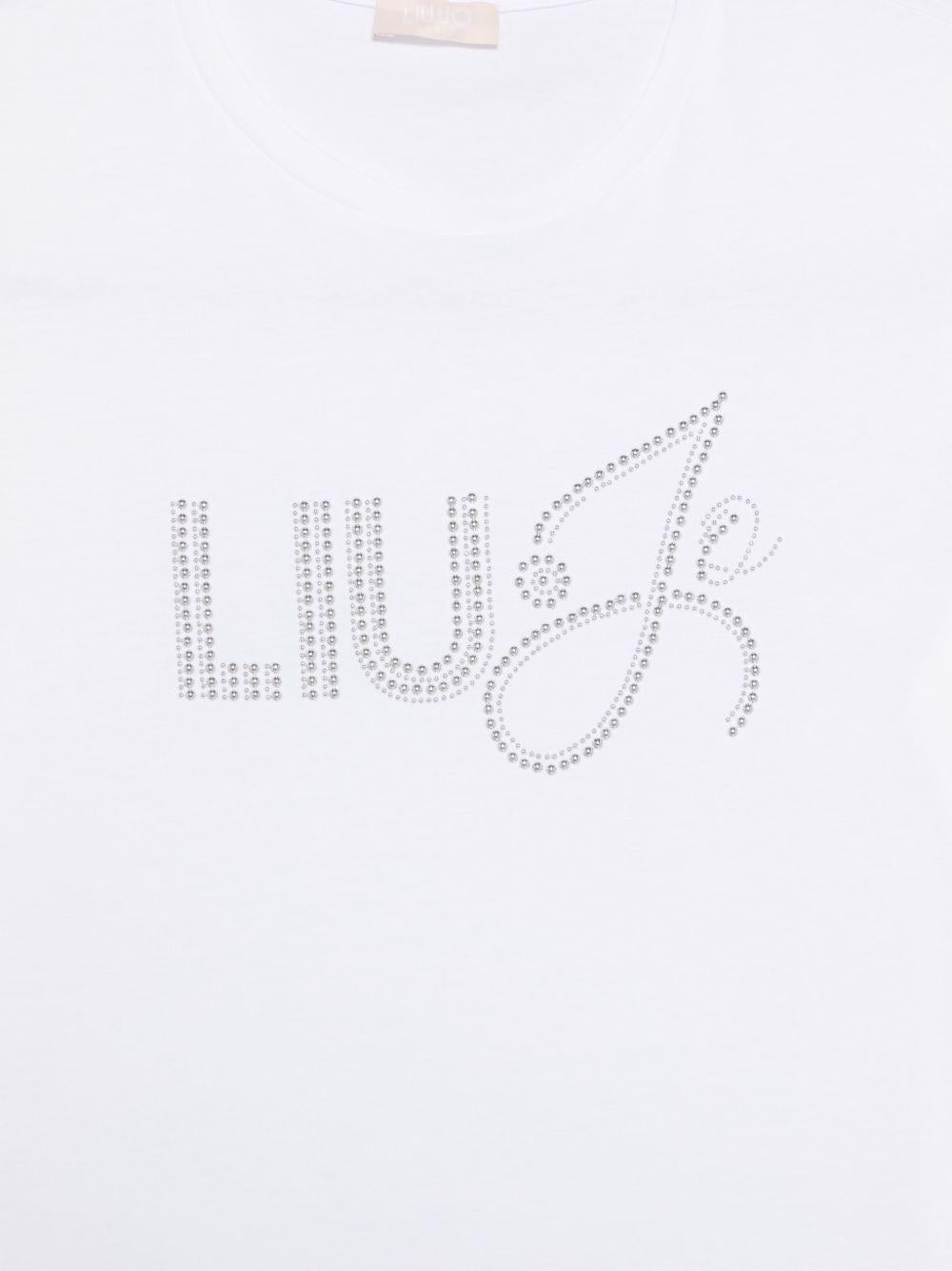 T-shirt con strass 
