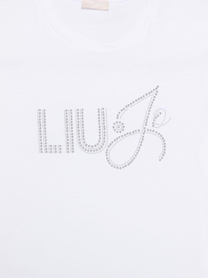 T-shirt con strass 