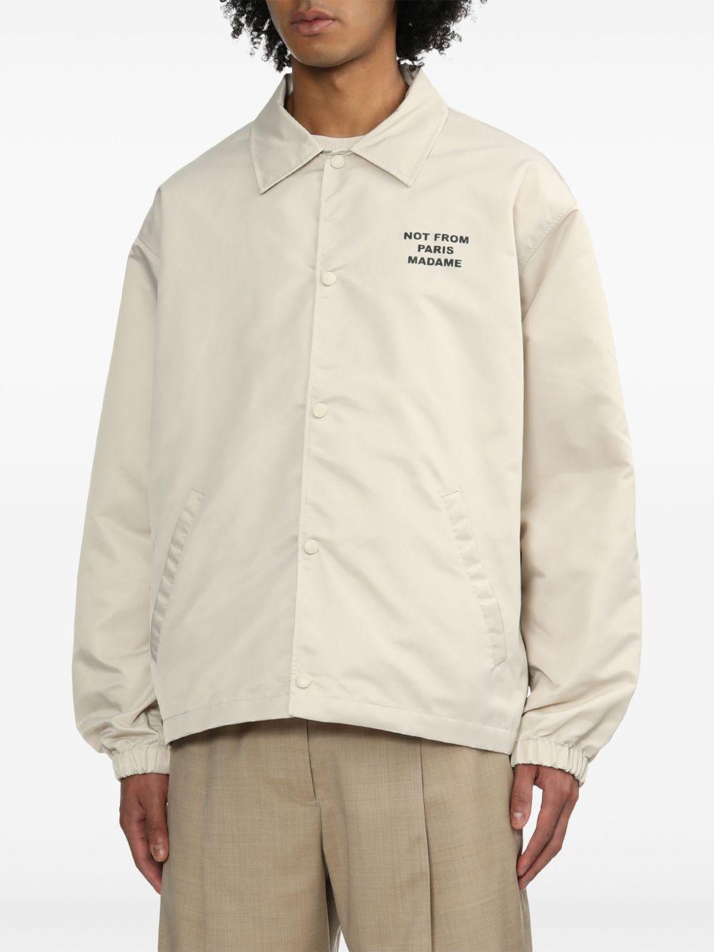Bomber La Veste Slogan beige 