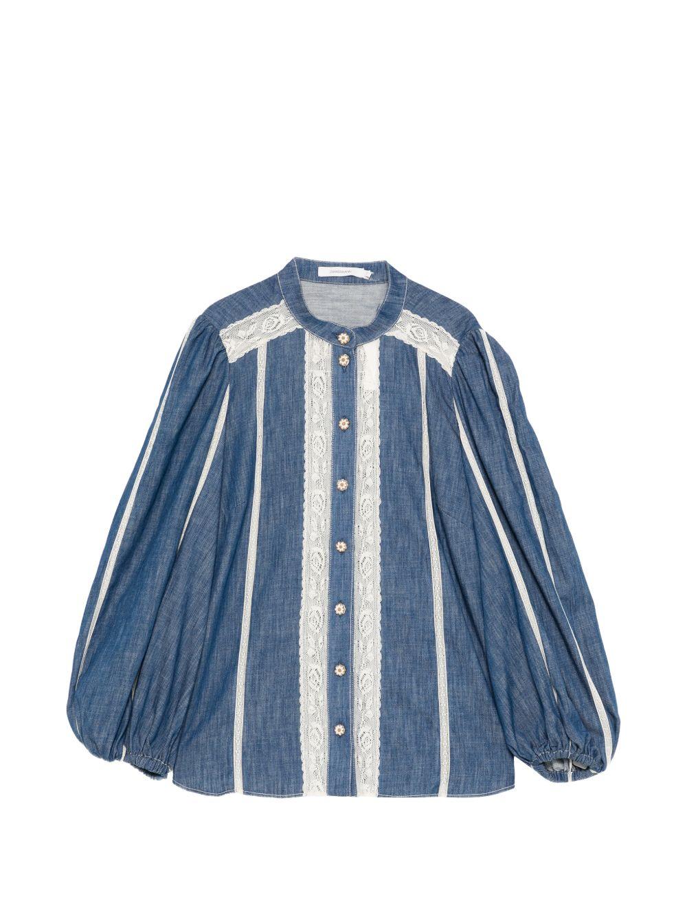 Camicia con inserti 