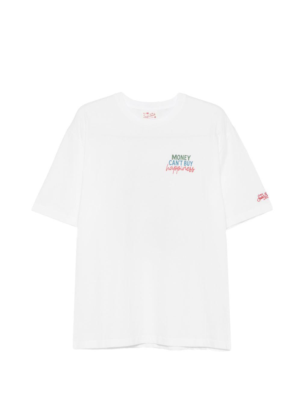 T-shirt con grafica bianca 
