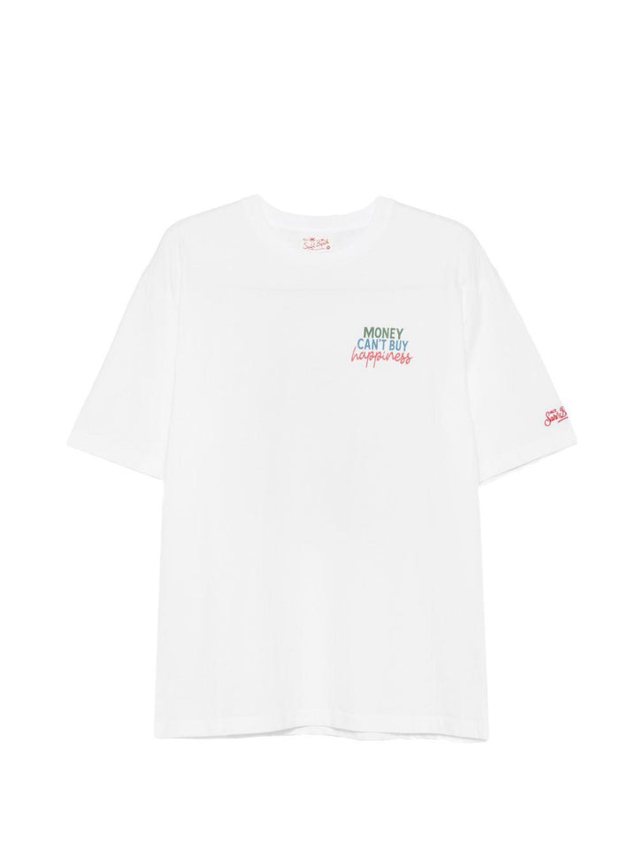 T-shirt con grafica bianca 