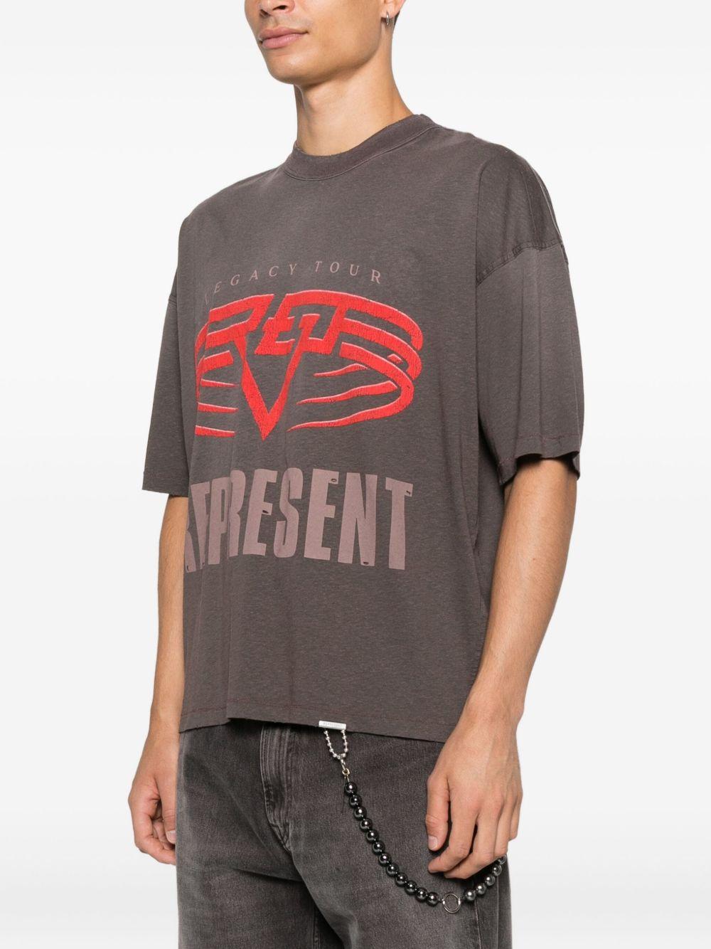 T-shirt con logo nera 