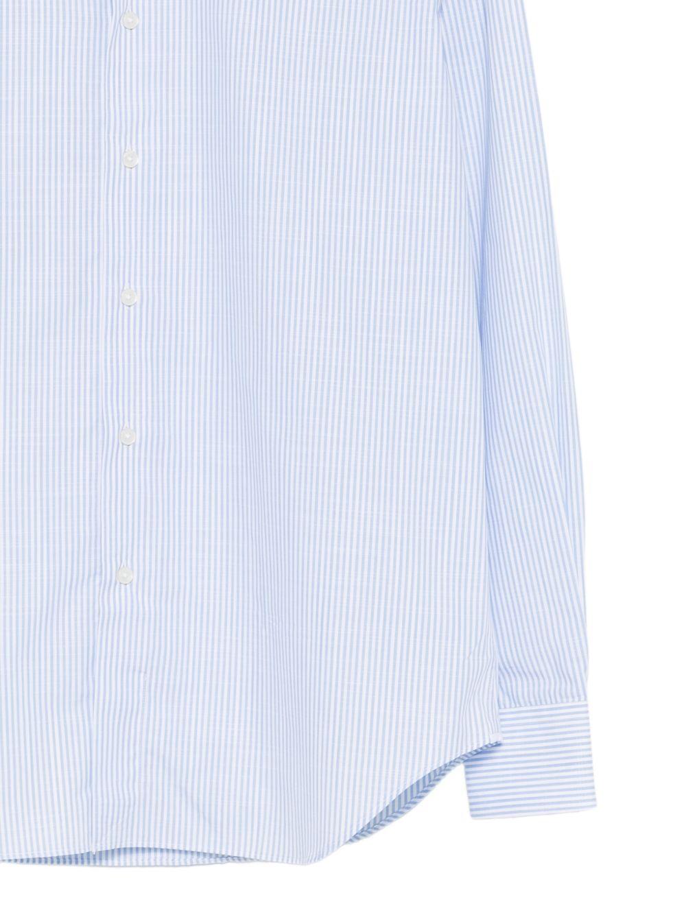 Camicia a righe bianco/azzurro 