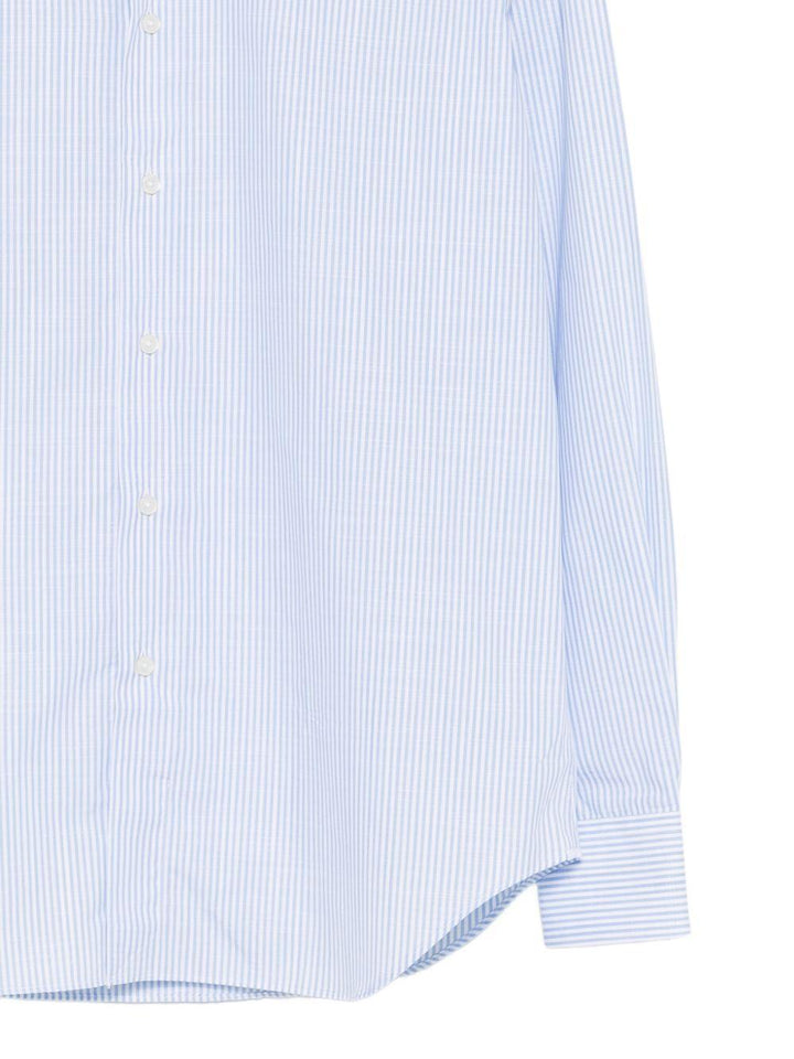 Camicia a righe bianco/azzurro 
