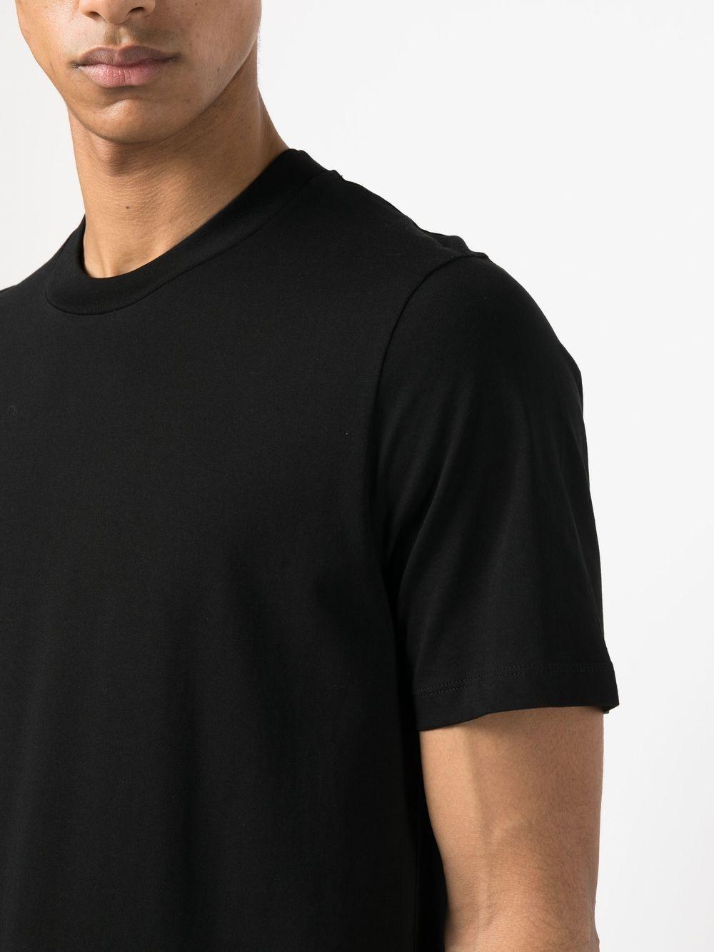 T-shirt girocollo nera 