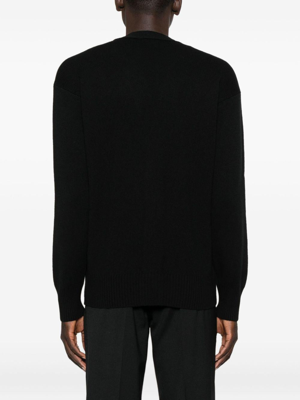 Cardigan pesante nero