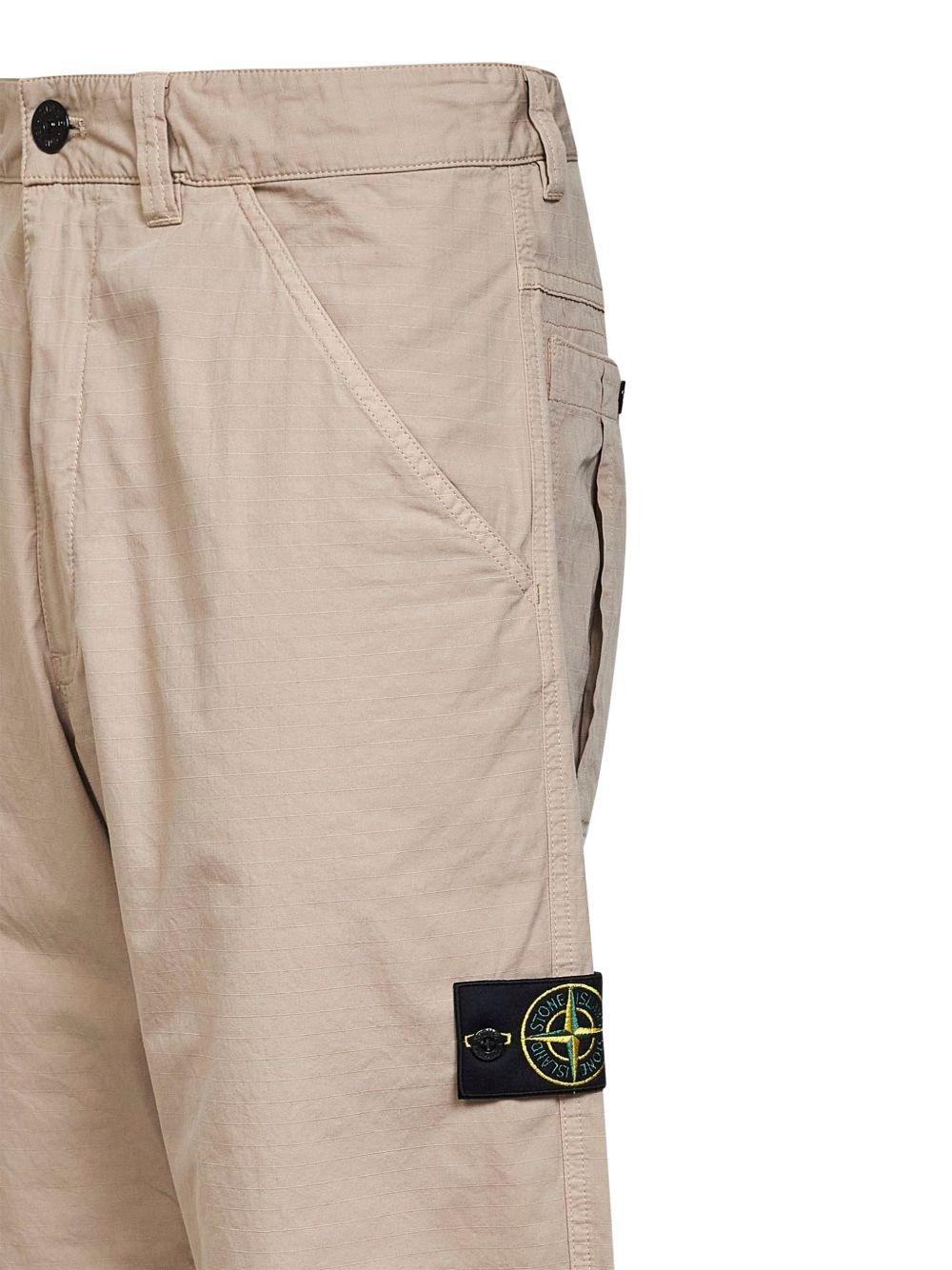 Pantaloni desert con logo 