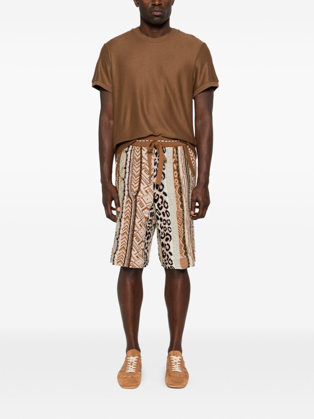 Shorts con coulisse cioccolato 