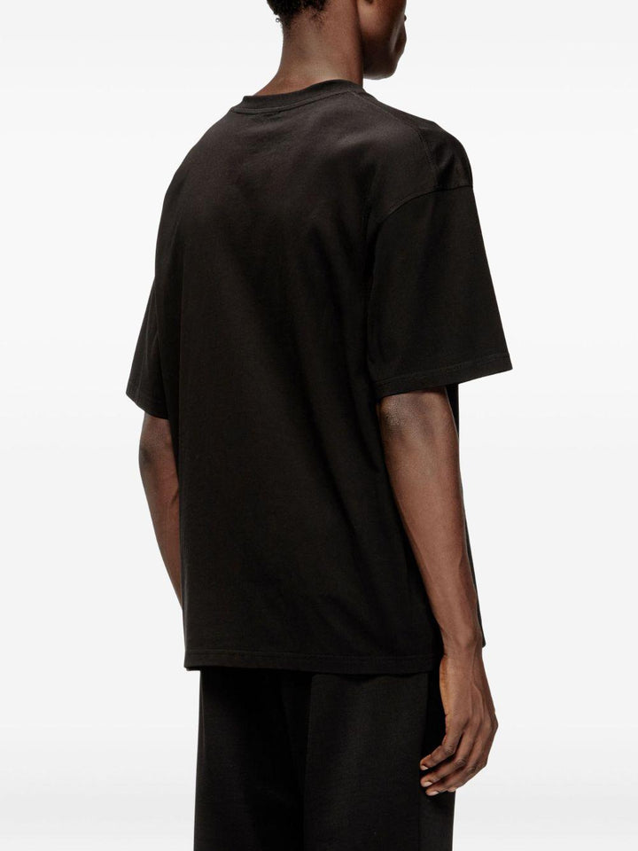 T-shirt con logo nera 