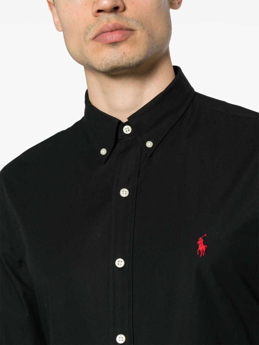 Camicia Polo Pony nera 