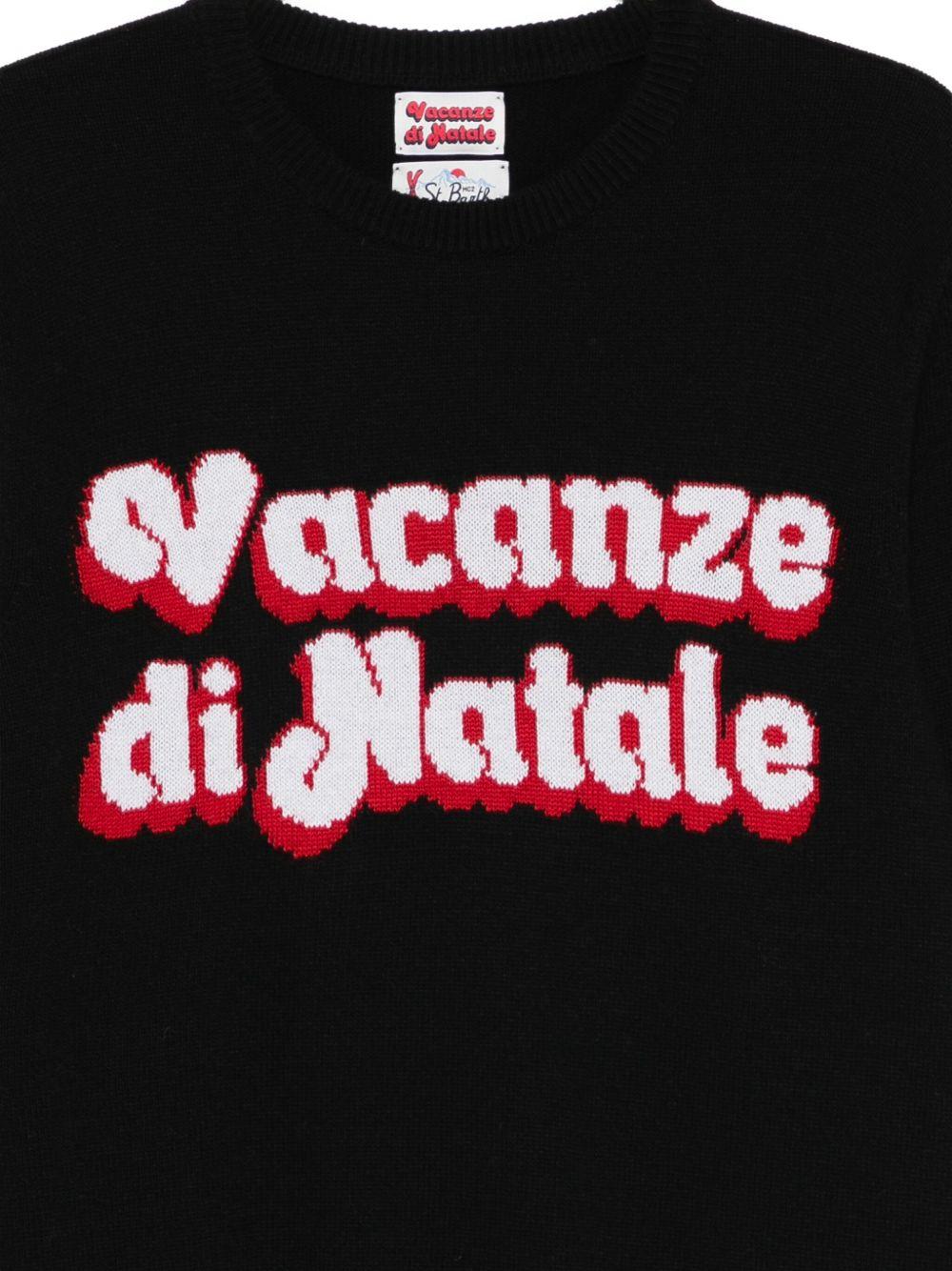 Maglione nero girocollo 