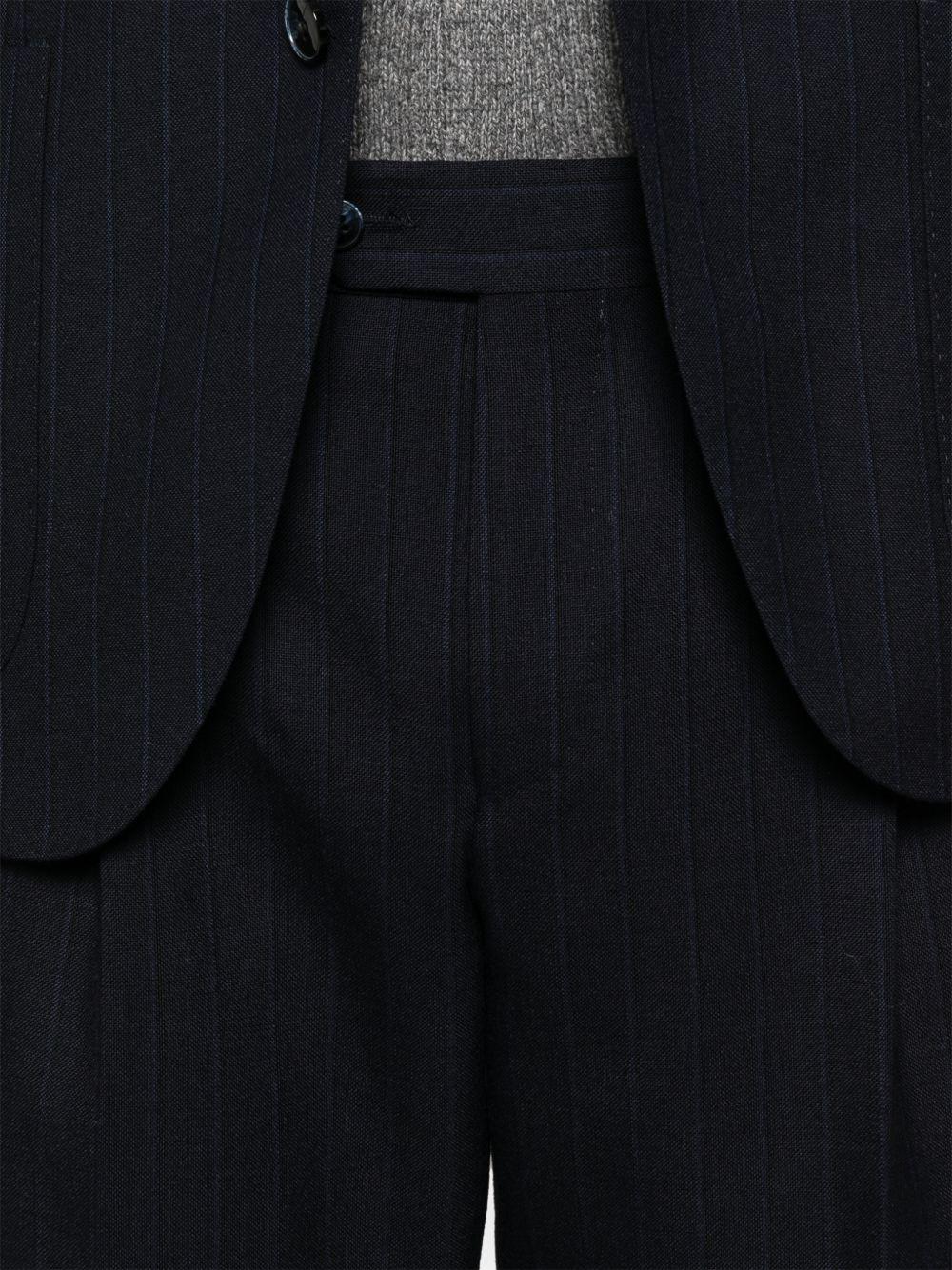 Abito gessato blu 