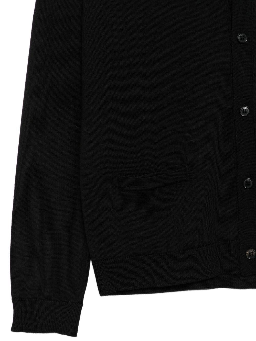 Cardigan con bottoni nero 