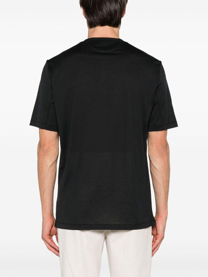 T-shirt girocollo nero 