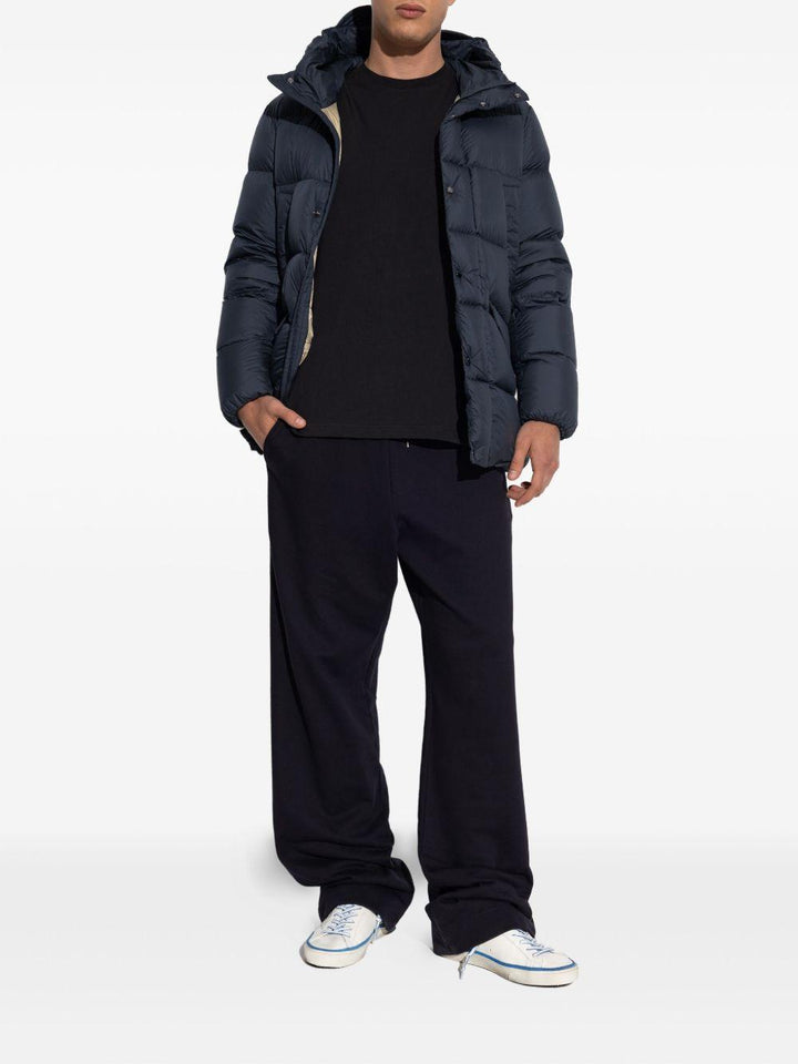 Parka Davis con cappuccio blu 