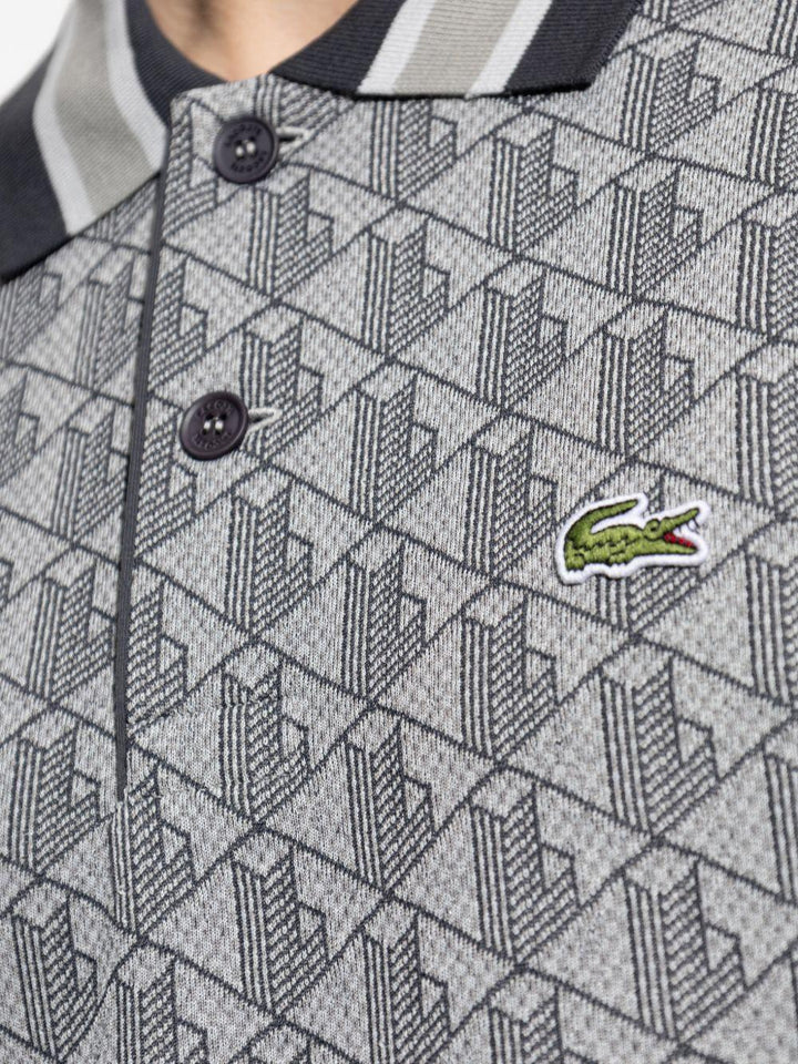 Polo grey con monogramma 