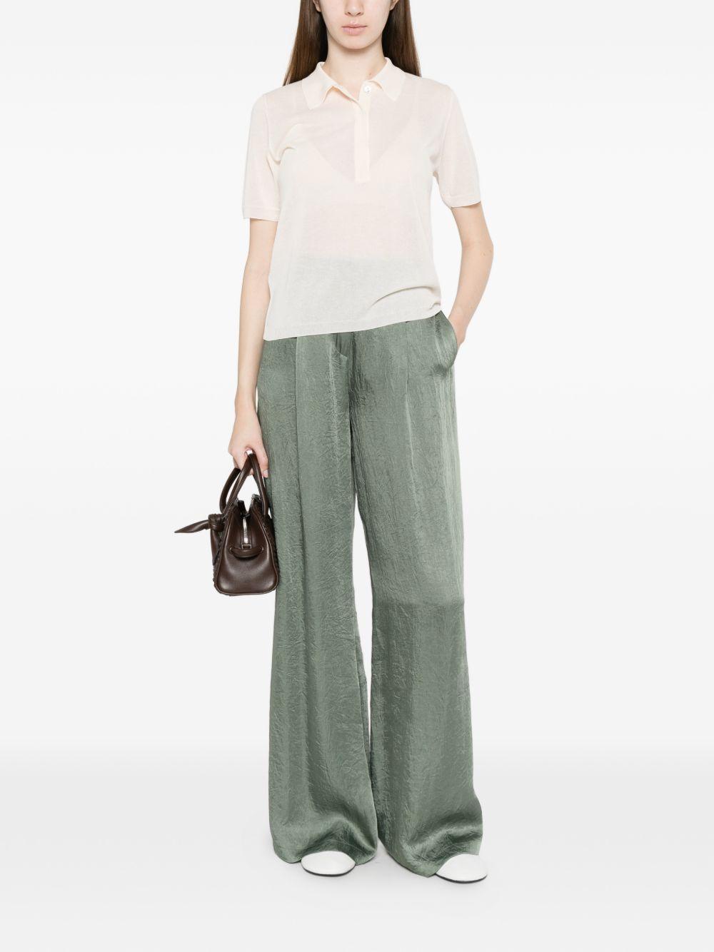 Pantaloni in satin 