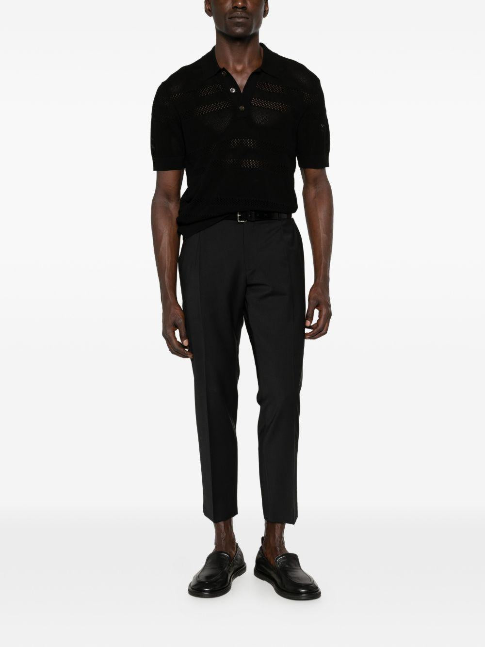 Pantaloni nero con coulisse 