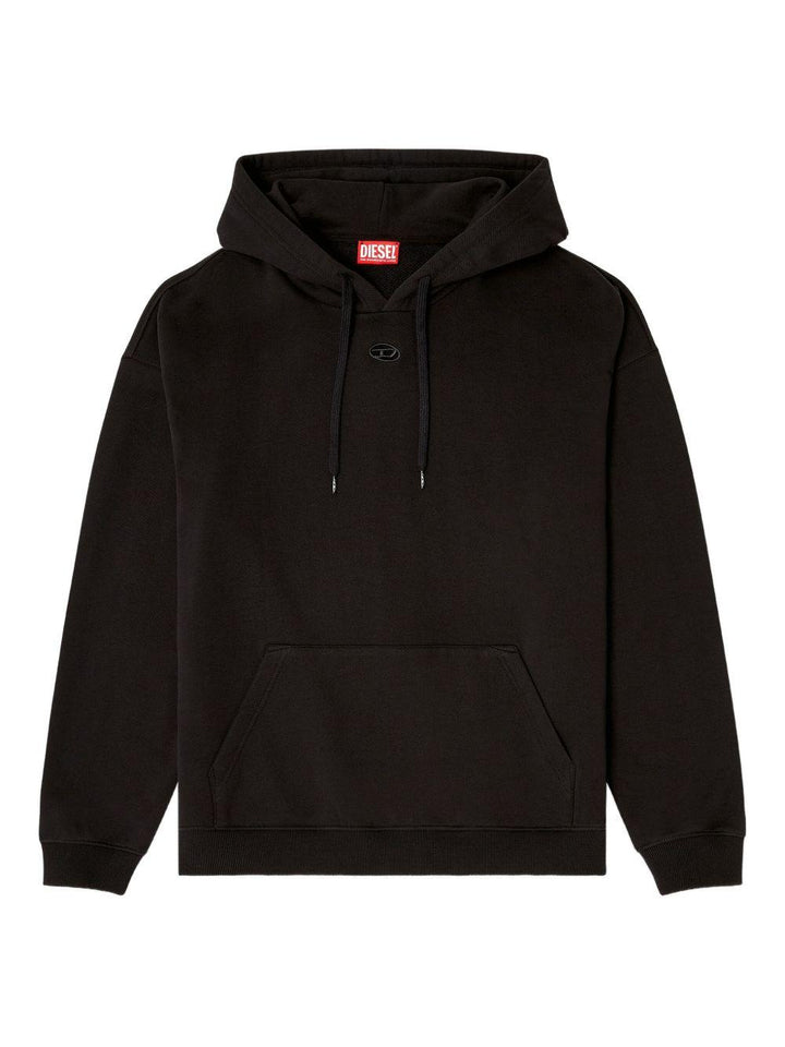 Felpa S-Boxt con cappuccio nera 