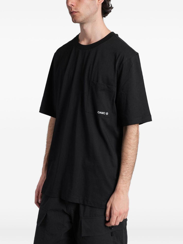 T-shirt con logo nera 