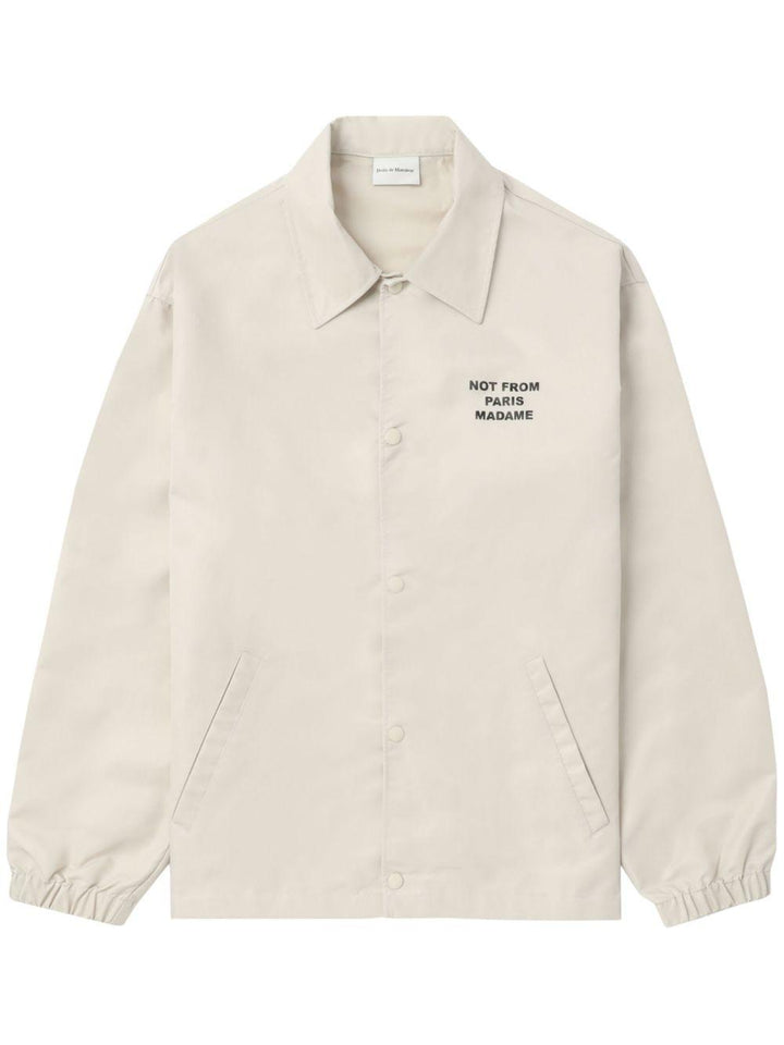 Bomber La Veste Slogan beige 