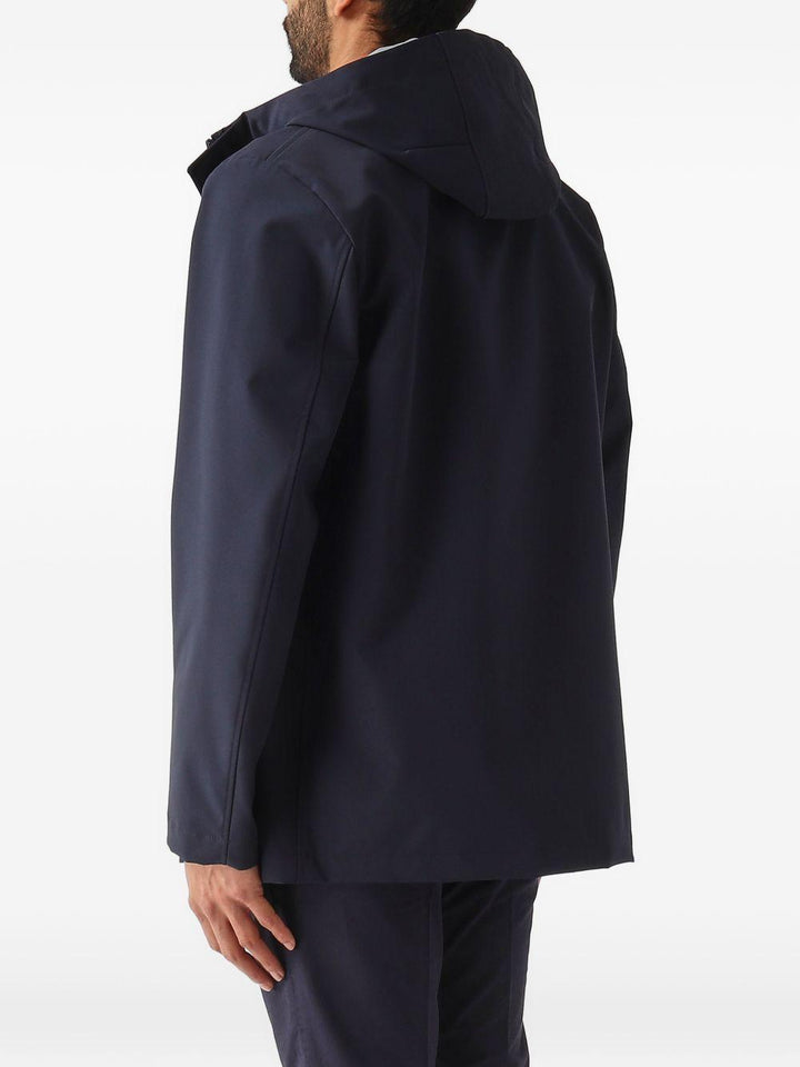 Parka in poliestere con cappuccio 
