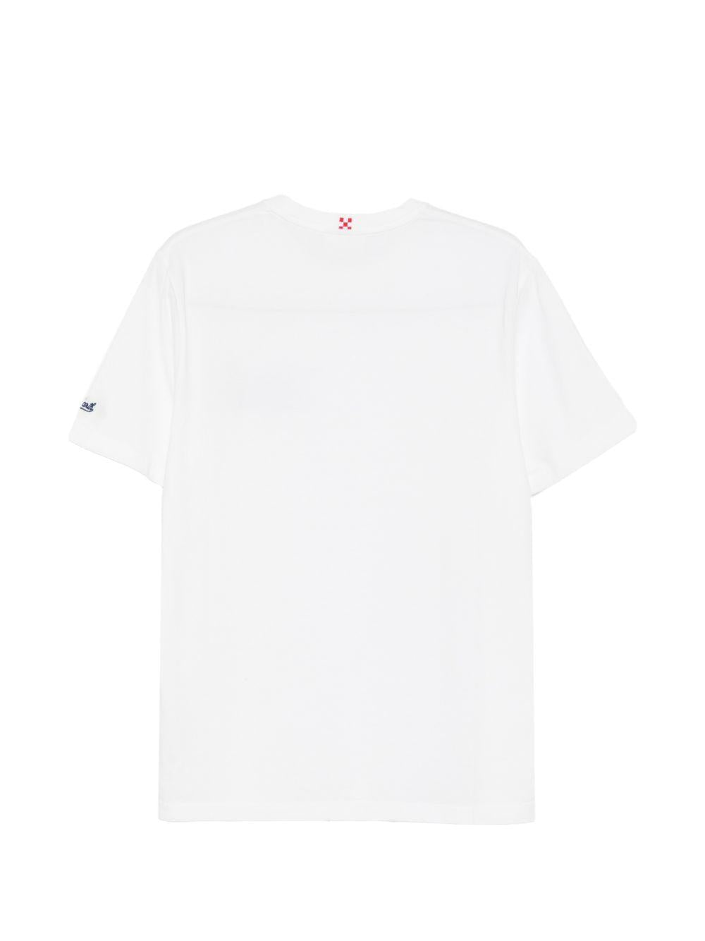 T-shirt bianca con stampa grafica 
