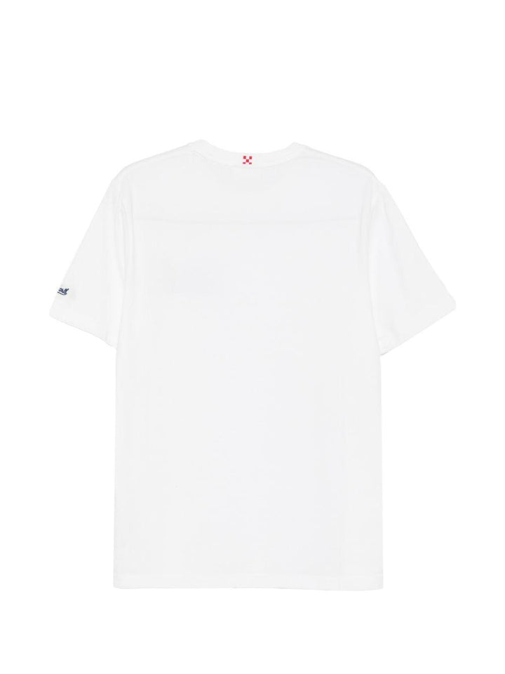 T-shirt bianca con stampa grafica 