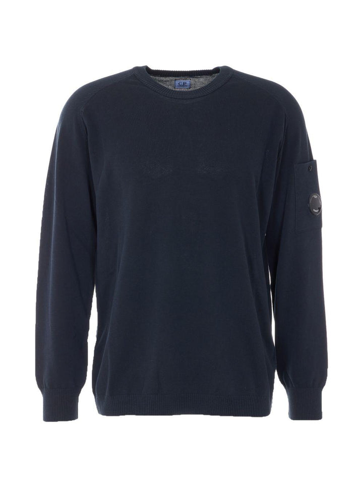 Maglione con taschino nero 