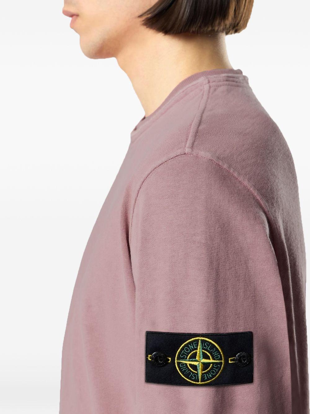 Maglione purple in cotone 