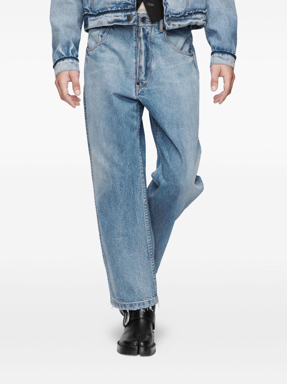 Jeans crop blu 