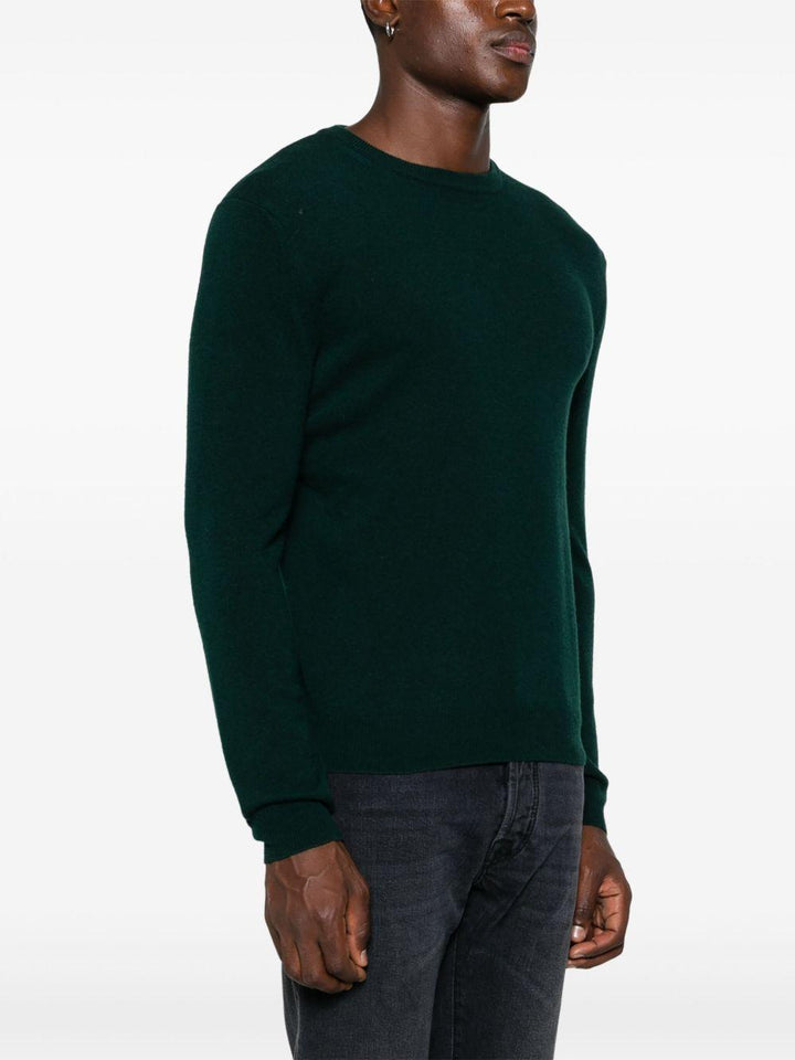 Maglione girocollo verde 