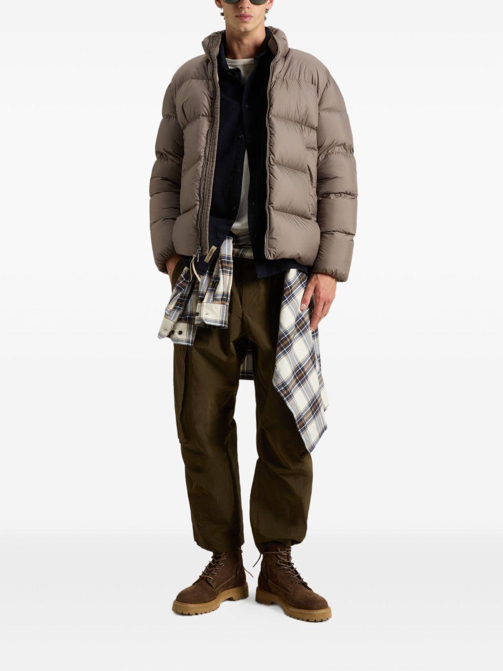 Giacca trapuntata beige 
