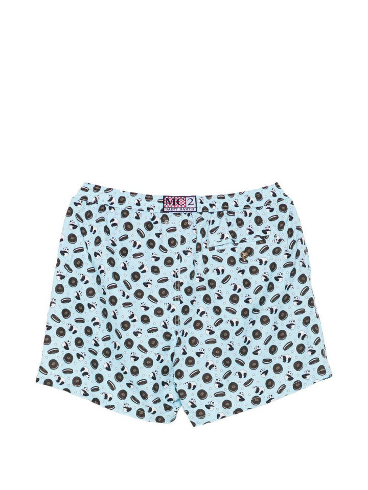 Costume da bagno celeste 