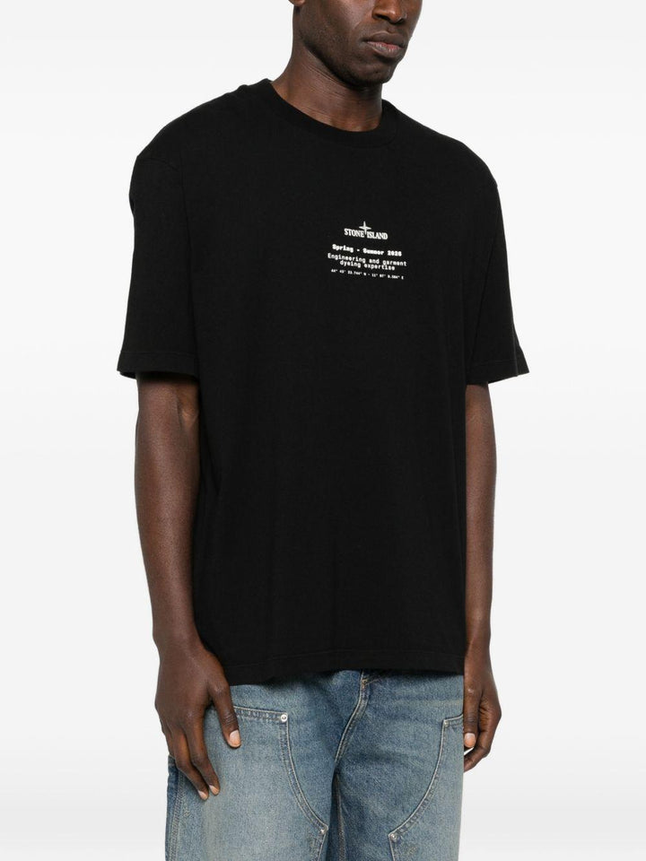 T-shirt nero con logo