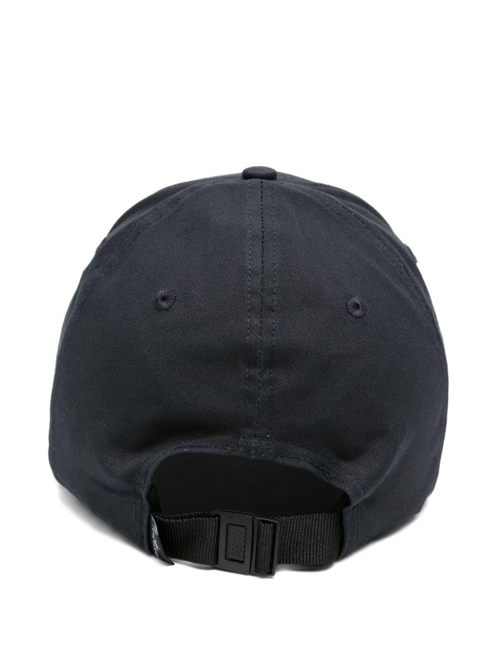 Cappello da baseball blu navy con logo 