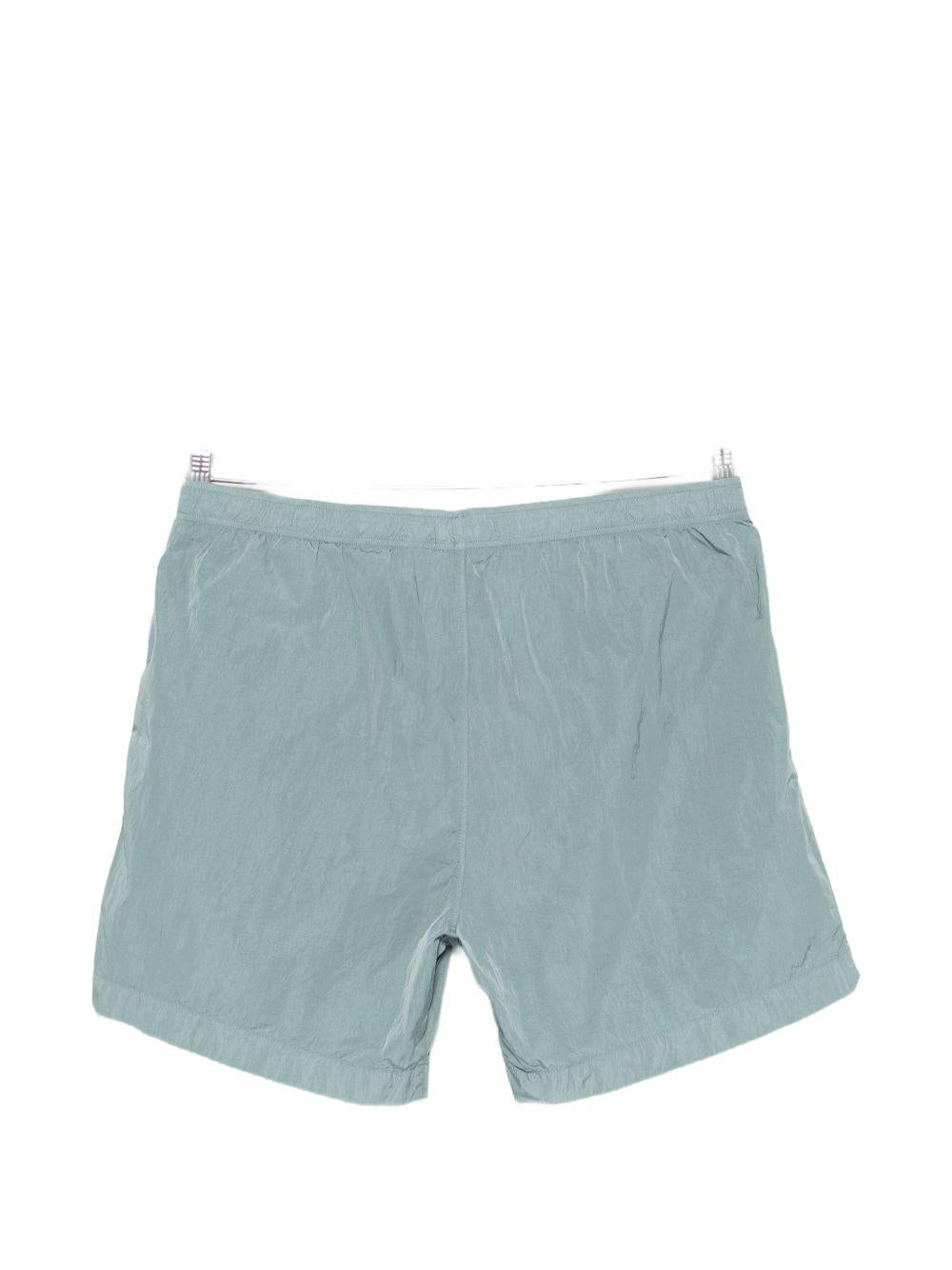 Costume da bagno silver blu con logo 